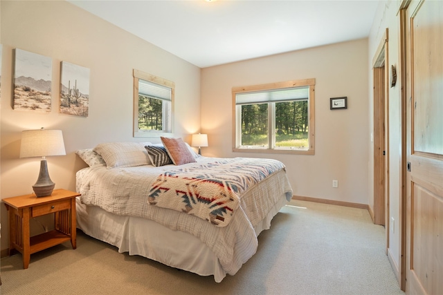 36 Lost Trl, Clancy, MT 59634 - bedroom featuring multiple windows, light colored carpet, and baseboards