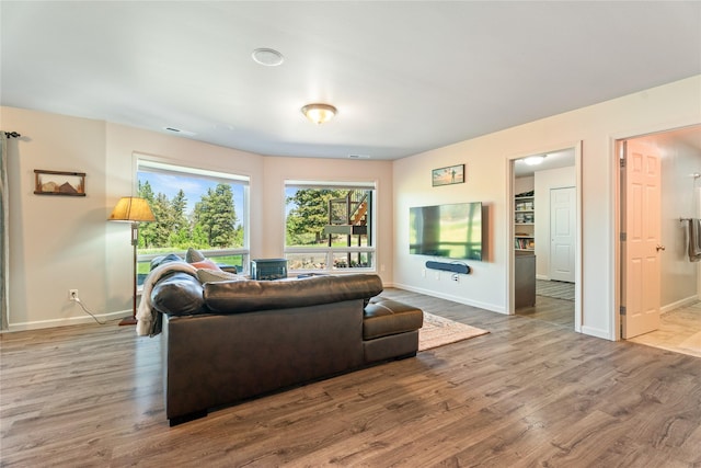 36 Lost Trl, Clancy, MT 59634 - living room with wood finished floors and baseboards