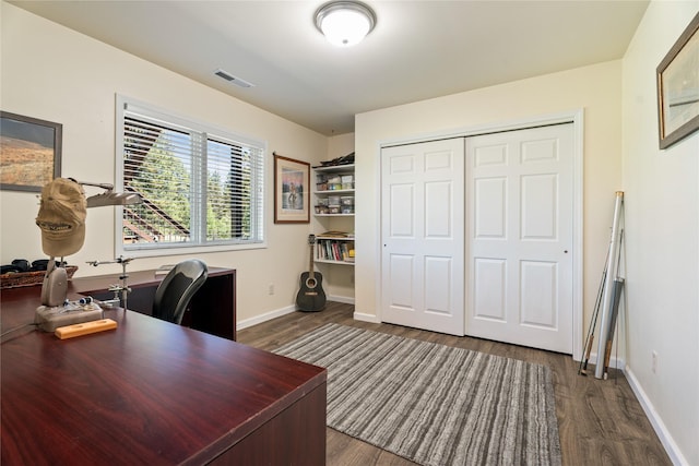 36 Lost Trl, Clancy, MT 59634 - office space featuring dark wood finished floors and baseboards