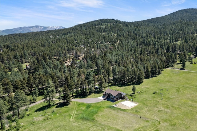 36 Lost Trl, Clancy, MT 59634 - view of property location featuring a heavily wooded area and a mountain backdrop