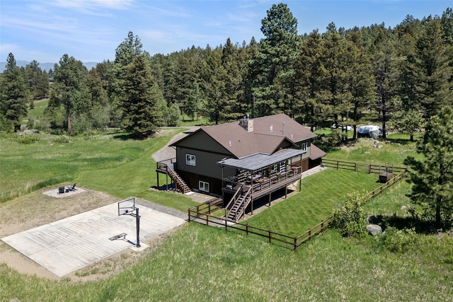 36 Lost Trl, Clancy, MT 59634 - aerial view of property and surrounding area featuring a heavily wooded area