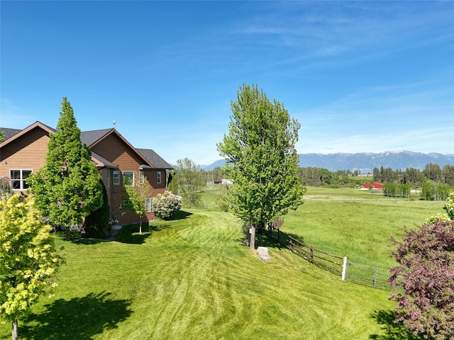 310 Jossie Ln, Kalispell, MT 59901 - view of yard with a mountain view and a rural view