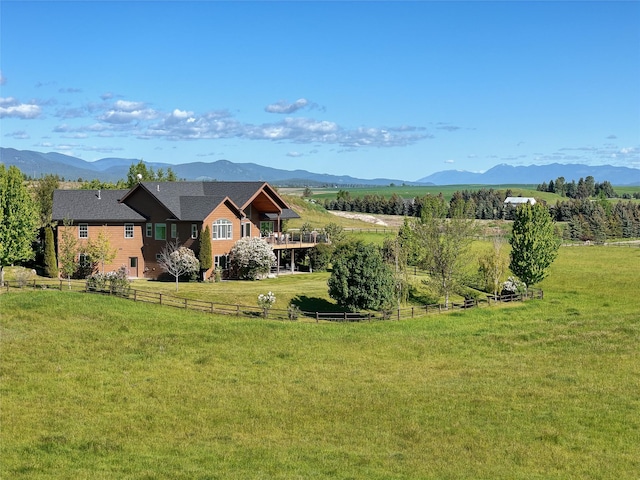 310 Jossie Ln, Kalispell, MT 59901 - mountain view featuring rural landscape