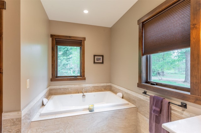 161 Hastings Trl, Columbia Falls, MT 59912 - full bathroom with healthy amount of natural light and a bath