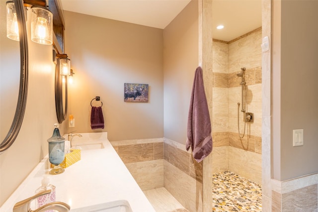 161 Hastings Trl, Columbia Falls, MT 59912 - full bath with tiled shower and double vanity