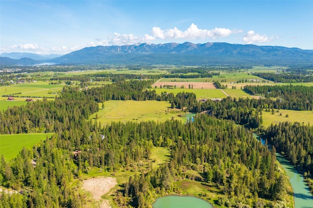 161 Hastings Trl, Columbia Falls, MT 59912 - drone / aerial view of a mountain backdrop