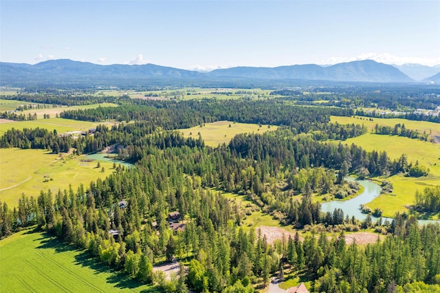 161 Hastings Trl, Columbia Falls, MT 59912 - drone / aerial view of a mountainous background