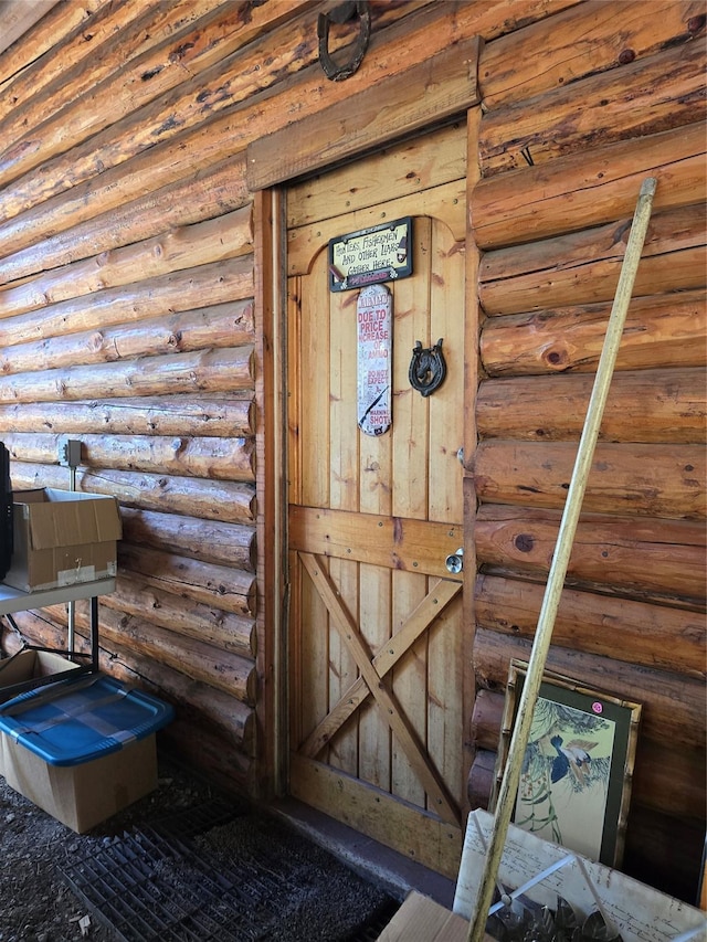 226 Powerline Way, Libby, MT 59923 - detailed view of log exterior