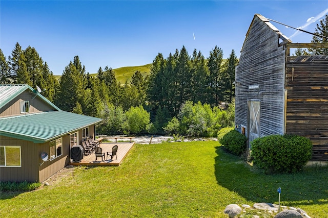 29 Gold Coin Rd, Hall, MT 59837 - view of grassy yard