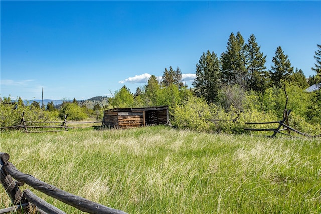 29 Gold Coin Rd, Hall, MT 59837 - view of yard with a view of countryside