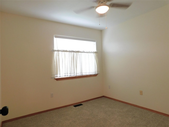 1960/1962 Greatview Dr, Kalispell, MT 59901 - unfurnished room featuring a ceiling fan, carpet floors, and baseboards