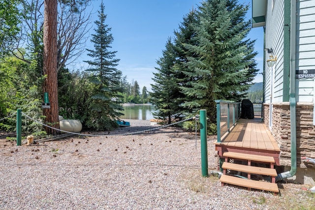 37817 Kings Point Rd, Polson, MT 59860 - view of yard with a water view