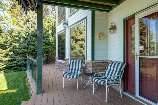 37817 Kings Point Rd, Polson, MT 59860 - deck with a yard