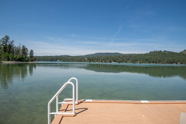 37817 Kings Point Rd, Polson, MT 59860 - dock with a water view and a forest view