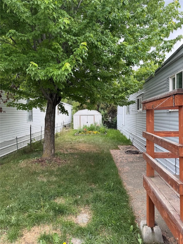 1701 Cooley St Unit 4, Missoula, MT 59802 - view of yard with a storage unit