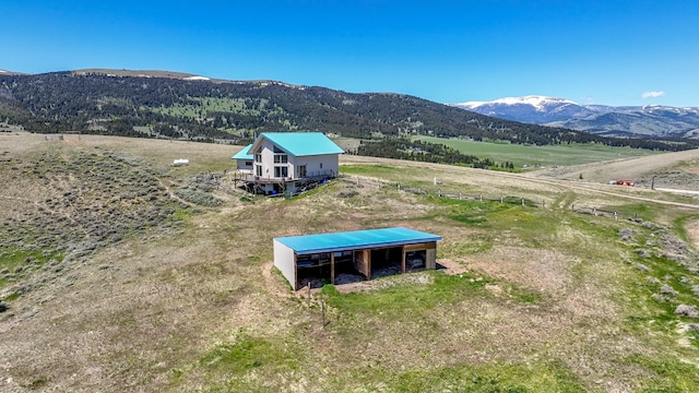 199 Mountain View Trl, White Sulphur Springs, MT 59645 - view of rural area featuring a mountainous background
