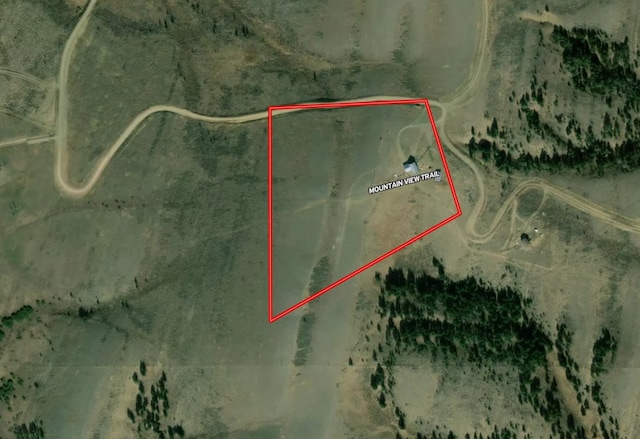 199 Mountain View Trl, White Sulphur Springs, MT 59645 - aerial overview of property's location featuring property boundaries highlighted