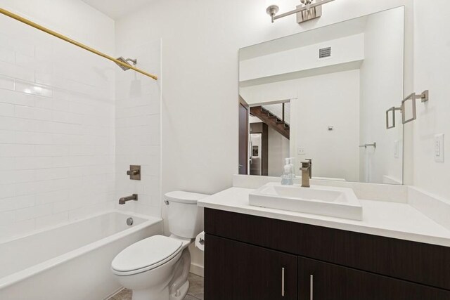 147 Hawthorne Ct Unit B, Whitefish, MT 59937 - full bath with toilet, vanity, and bathing tub / shower combination