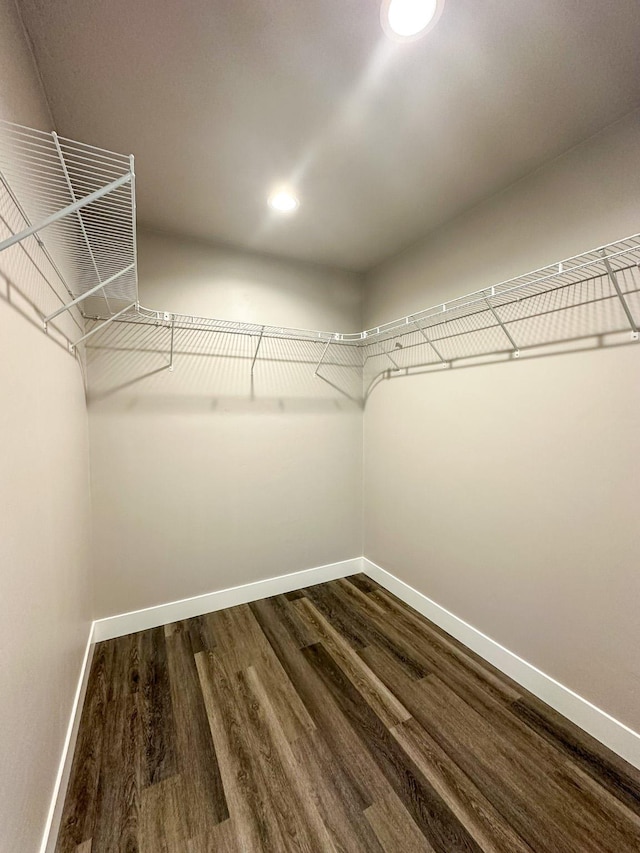 13463 Bunchgrass Ln, Missoula, MT 59808 - walk in closet with dark wood-style floors