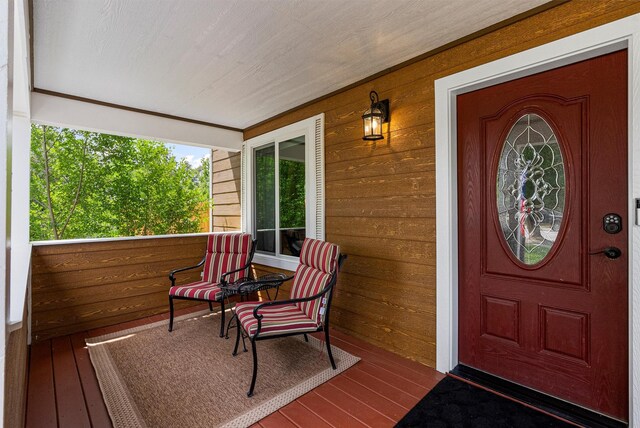 505 N 4th St, Hamilton, MT 59840 - view of exterior entry with covered porch