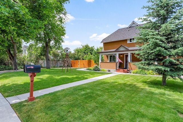 505 N 4th St, Hamilton, MT 59840 - view of yard featuring a porch
