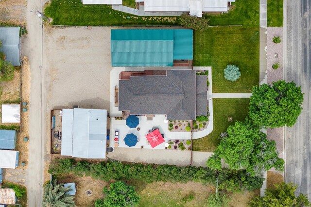 505 N 4th St, Hamilton, MT 59840 - drone / aerial view