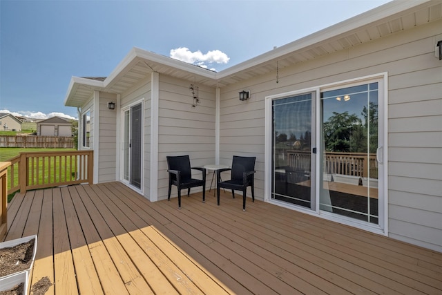 4288 Iverson Rd, Helena, MT 59602 - view of wooden terrace