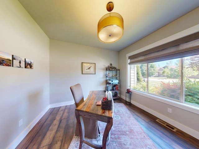 135 E Swift Creek Way, Kalispell, MT 59901 - office space with dark wood-style flooring and baseboards