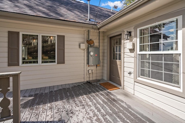 343 Deer Trl, Whitefish, MT 59937 - view of wooden terrace
