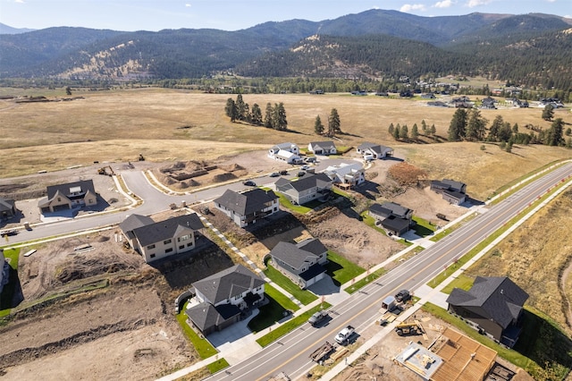 4337 Christian Dr, Missoula, MT 59803 - aerial view of property's location featuring a mountain backdrop
