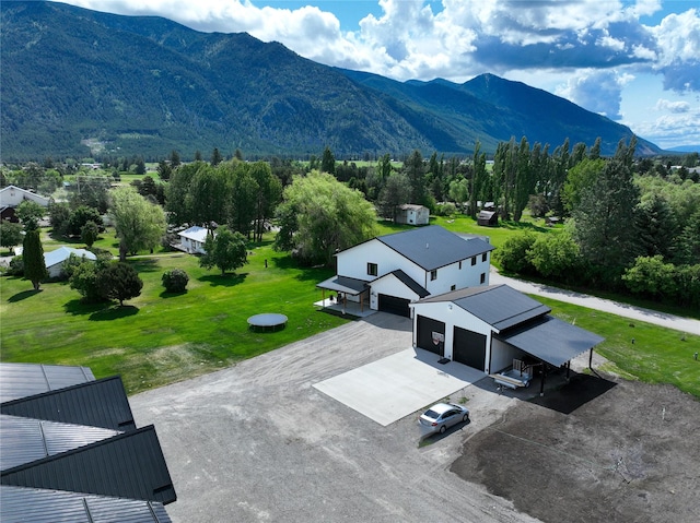 224 Columbia Meadows Dr, Columbia Falls, MT 59912 - drone / aerial view of mountains