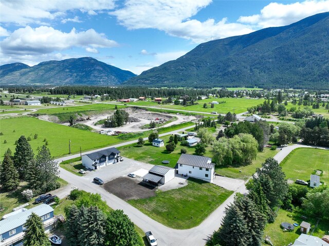 224 Columbia Meadows Dr, Columbia Falls, MT 59912 - bird's eye view of a mountainous background