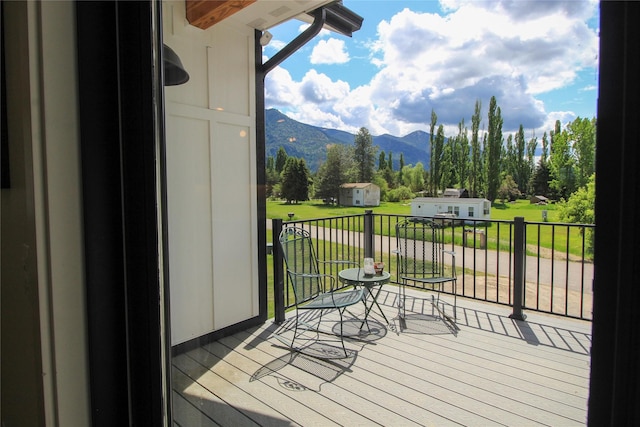224 Columbia Meadows Dr, Columbia Falls, MT 59912 - balcony with a mountain view