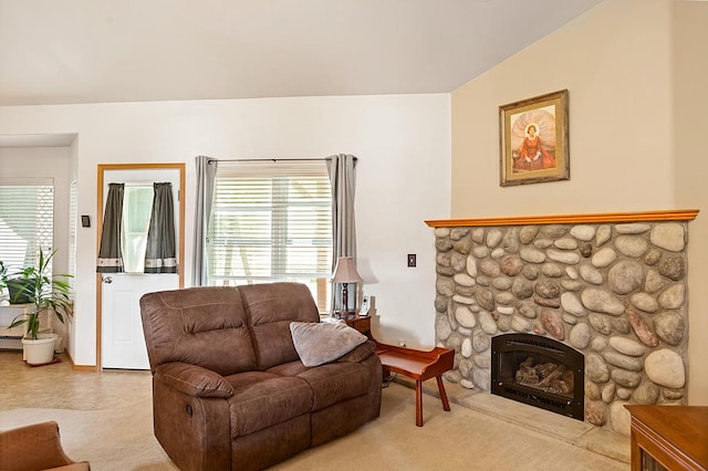 1 Cherry Ct, Clancy, MT 59634 - living room with a fireplace