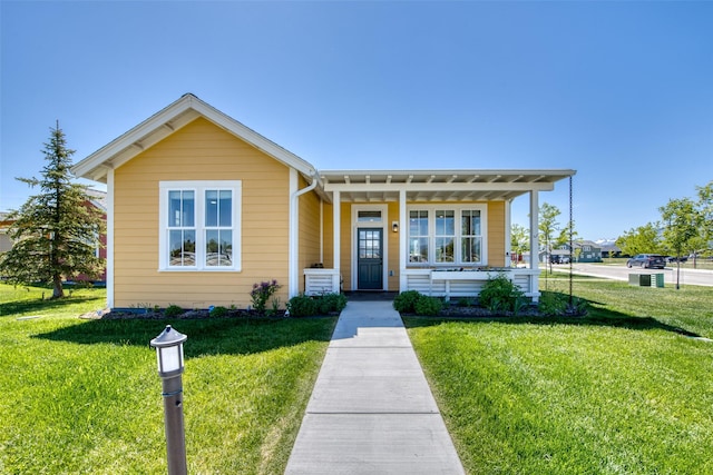 306 Mansion View Loop, Hamilton, MT 59840 - view of front facade with a front lawn and a porch