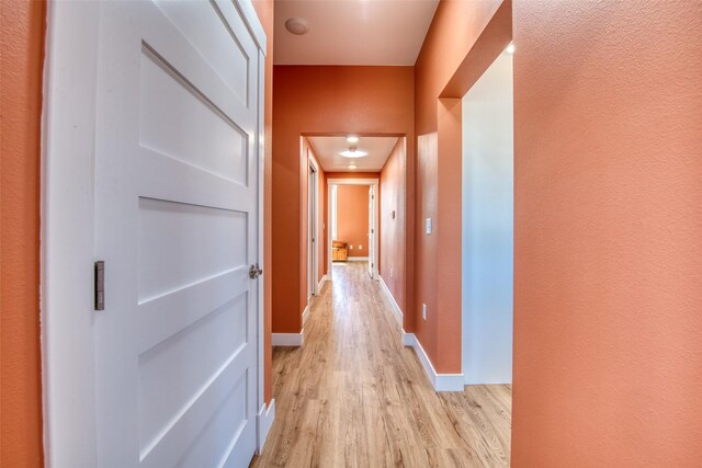 306 Mansion View Loop, Hamilton, MT 59840 - corridor featuring light wood-style flooring and baseboards