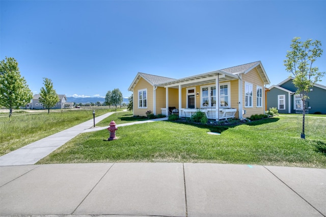306 Mansion View Loop, Hamilton, MT 59840 - view of front facade with a porch and a front yard