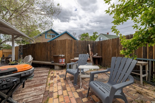 1024 N Warren St, Helena, MT 59601 - view of patio featuring a deck