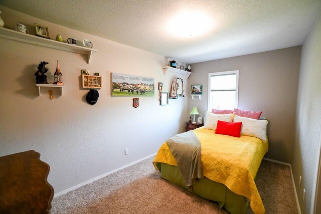 265 Fisher Rd, Great Falls, MT 59405 - carpeted bedroom with baseboards and a textured ceiling