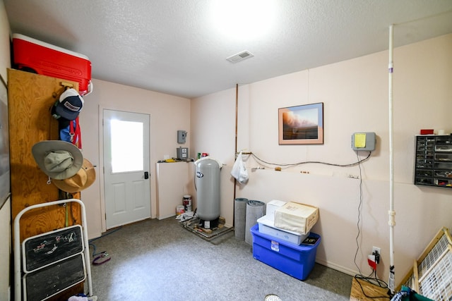 265 Fisher Rd, Great Falls, MT 59405 - misc room with carpet flooring and a textured ceiling