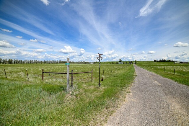 265 Fisher Rd, Great Falls, MT 59405 - view of dirt / gravel road featuring a view of countryside