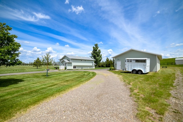 265 Fisher Rd, Great Falls, MT 59405 - detached garage with gravel driveway