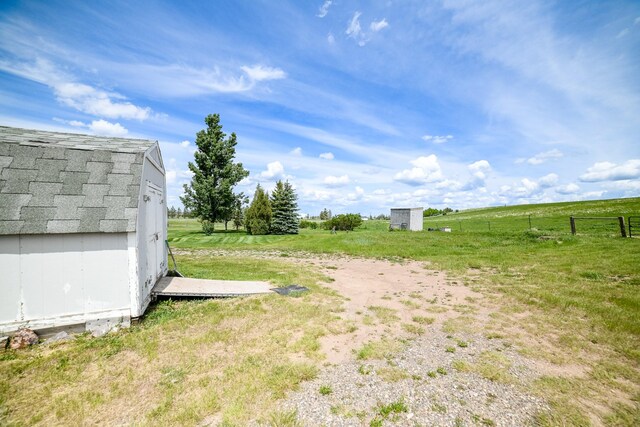 265 Fisher Rd, Great Falls, MT 59405 - view of yard featuring a view of countryside
