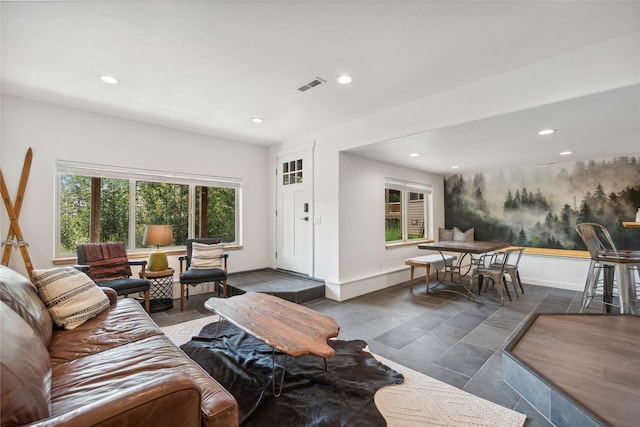 322 Wood Run Dr Unit B, Whitefish, MT 59937 - living room with recessed lighting and baseboards