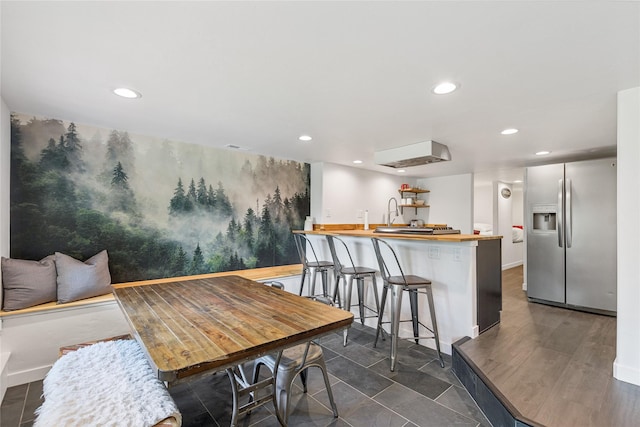 322 Wood Run Dr Unit B, Whitefish, MT 59937 - dining area with recessed lighting and baseboards