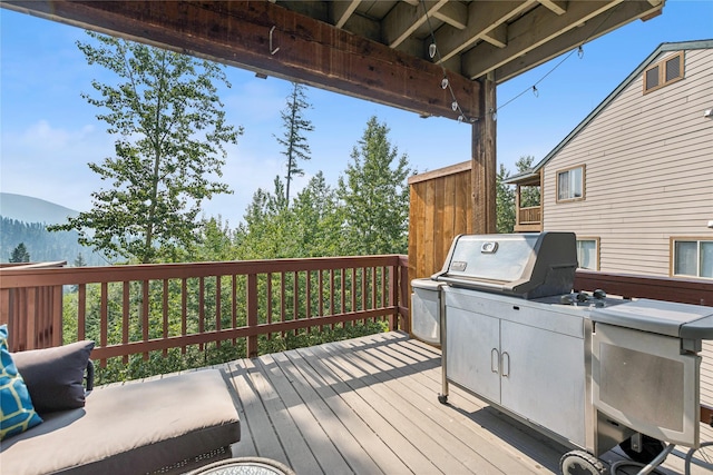 322 Wood Run Dr Unit B, Whitefish, MT 59937 - view of wooden deck
