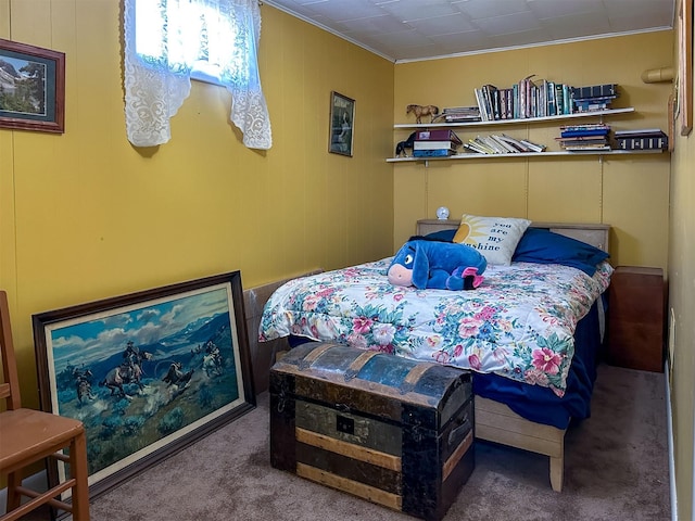 481 24th Rd NE, Dutton, MT 59433 - bedroom with carpet and crown molding
