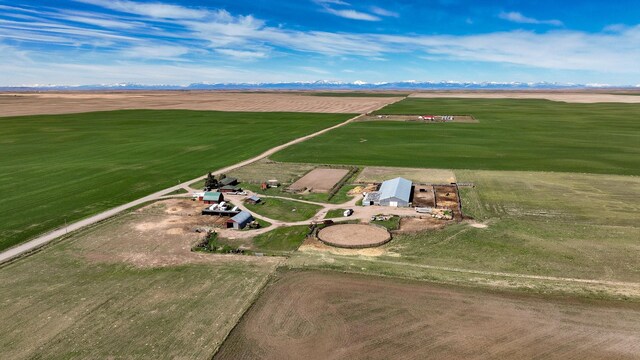 481 24th Rd NE, Dutton, MT 59433 - view of rural area featuring mountains