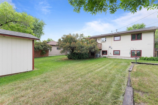 417 56th St S, Great Falls, MT 59405 - view of grassy yard with cooling unit