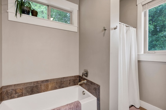 12800 Mill Creek Rd, Lolo, MT 59847 - full bath with a bath and curtained shower